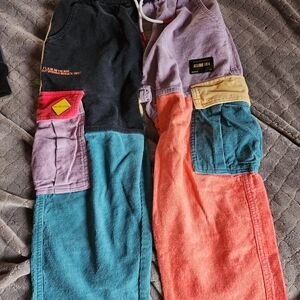 Aelfric Eden Multicolor Patchwork Corduroy Pants